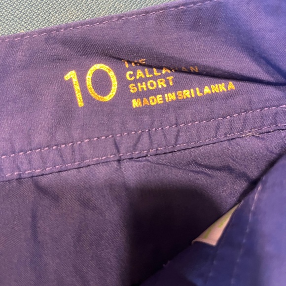 Lilly Pulitzer The Callahan Short Size 10 Blue Vacation Beach - Picture 2 of 4